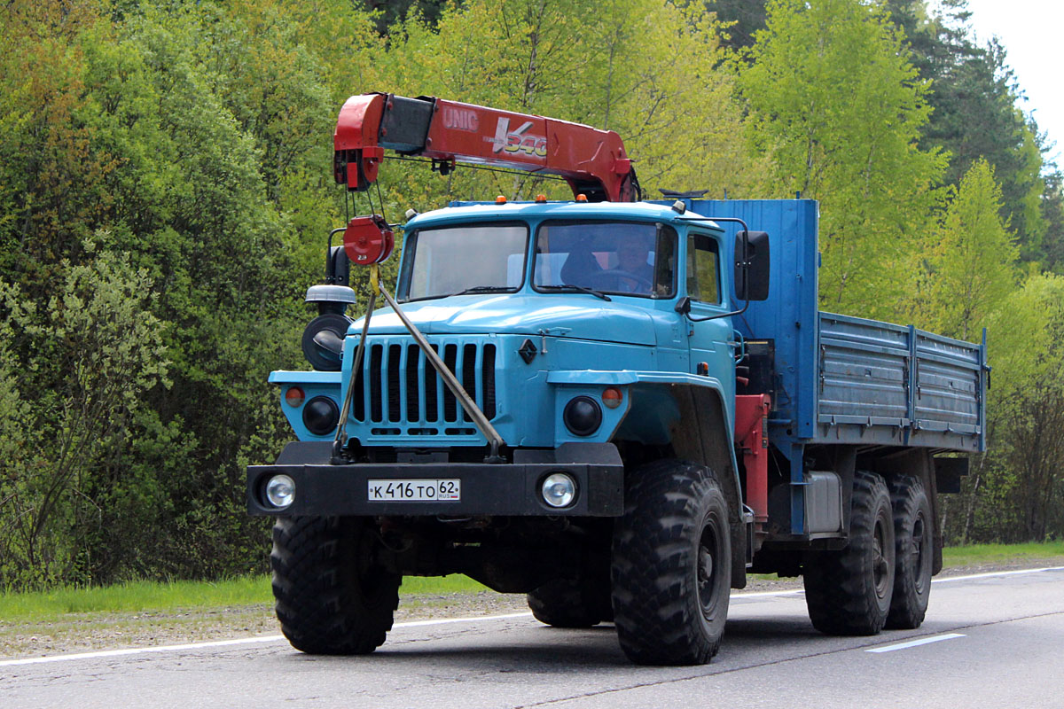 Рязанская область, № К 416 ТО 62 — Урал-4320-40