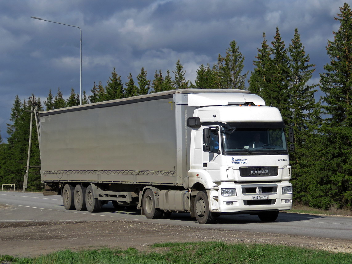 Свердловская область, № Р 154 РА 196 — КамАЗ-5490-S5(87)