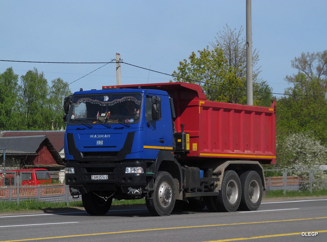 Витебская область, № АМ 2574-2 — МАЗ-MAN (общая модель)