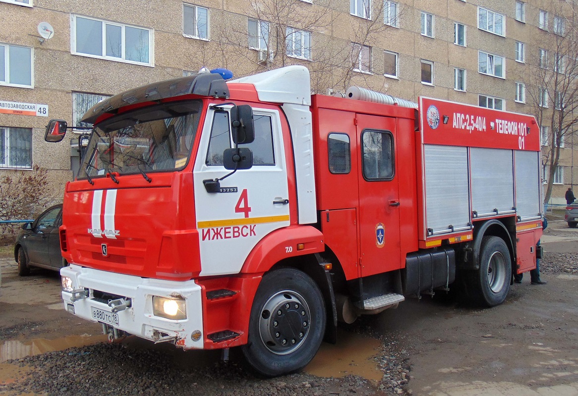 Удмуртия, № В 880 ТС 18 — КамАЗ-43253-G5(69)