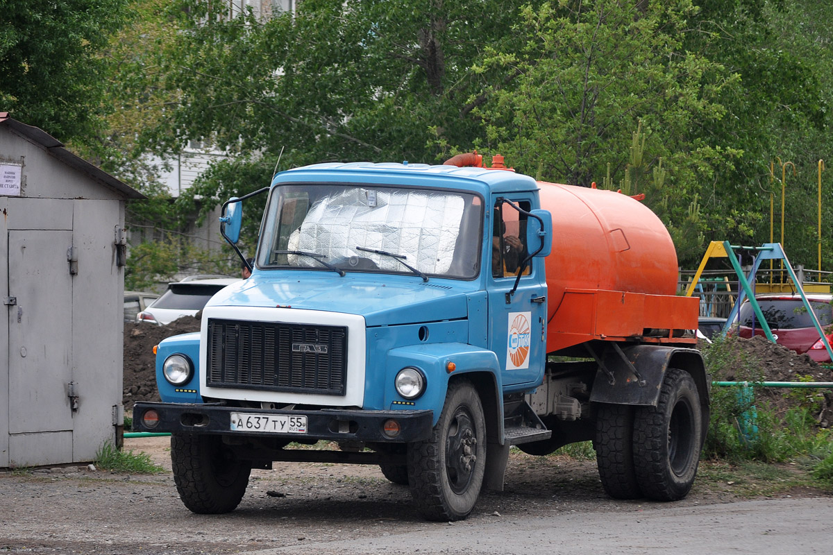 Омская область, № А 637 ТУ 55 — ГАЗ-3309