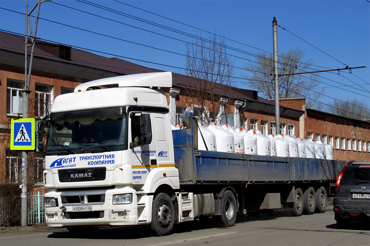 Кемеровская область, № К 008 РТ 42 — КамАЗ-5490-S5(87)