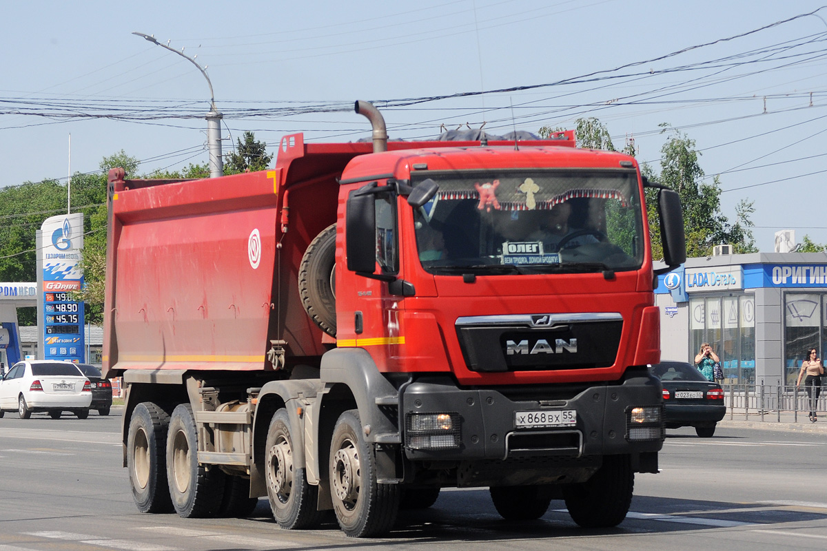 Омская область, № Х 868 ВХ 55 — MAN TGS 41.400