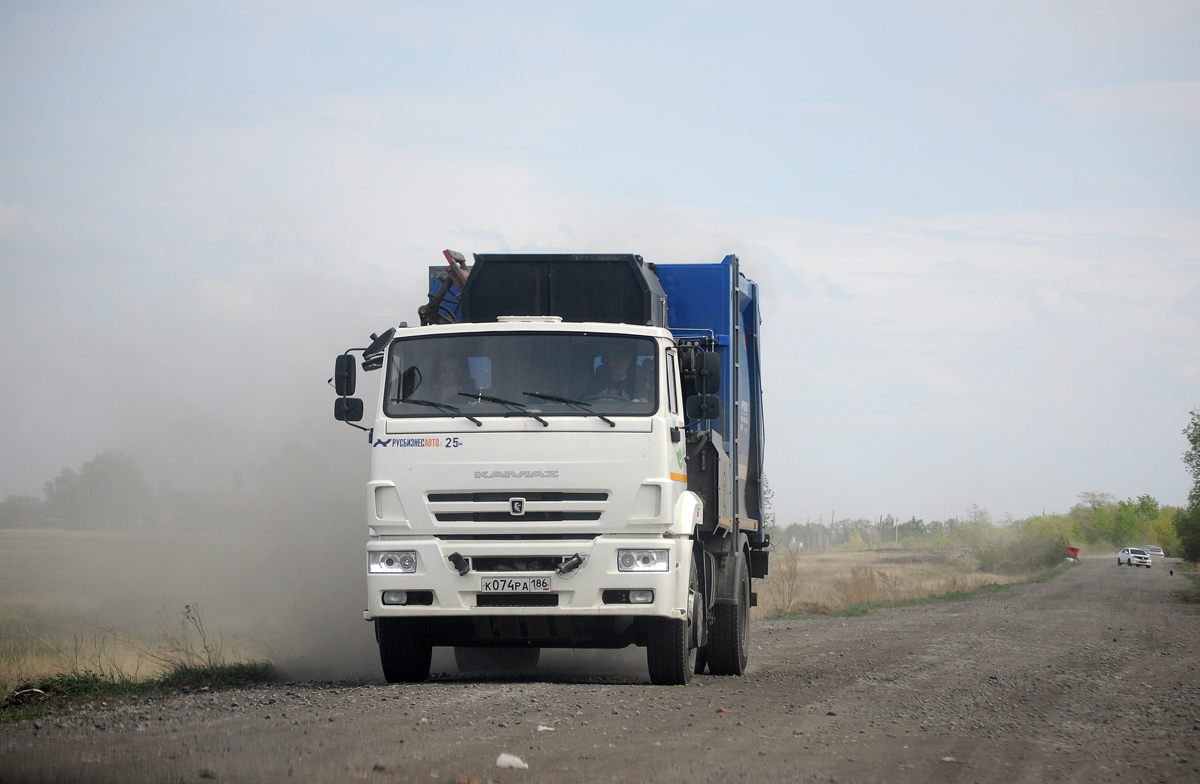 Омская область, № К 074 РА 186 — КамАЗ-53605-A5(48)