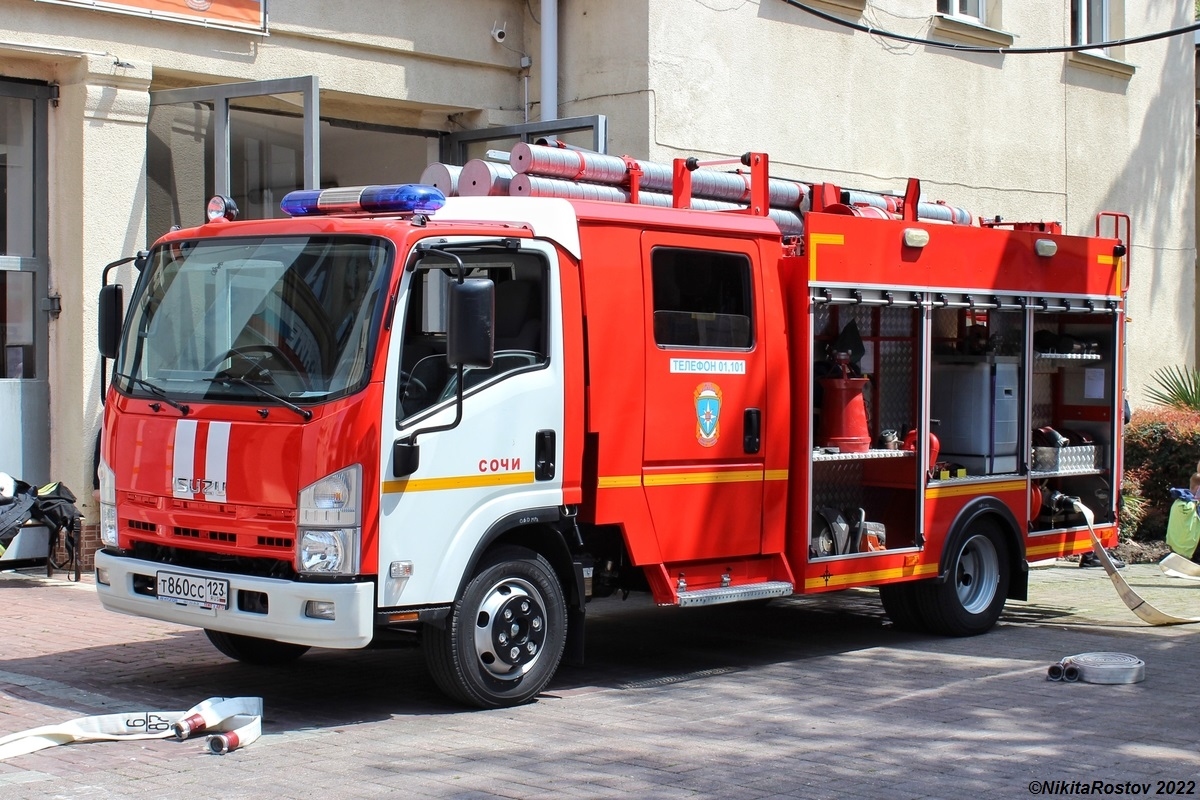 Краснодарский край, № Т 860 СС 123 — Isuzu NPR75 [Z7X]