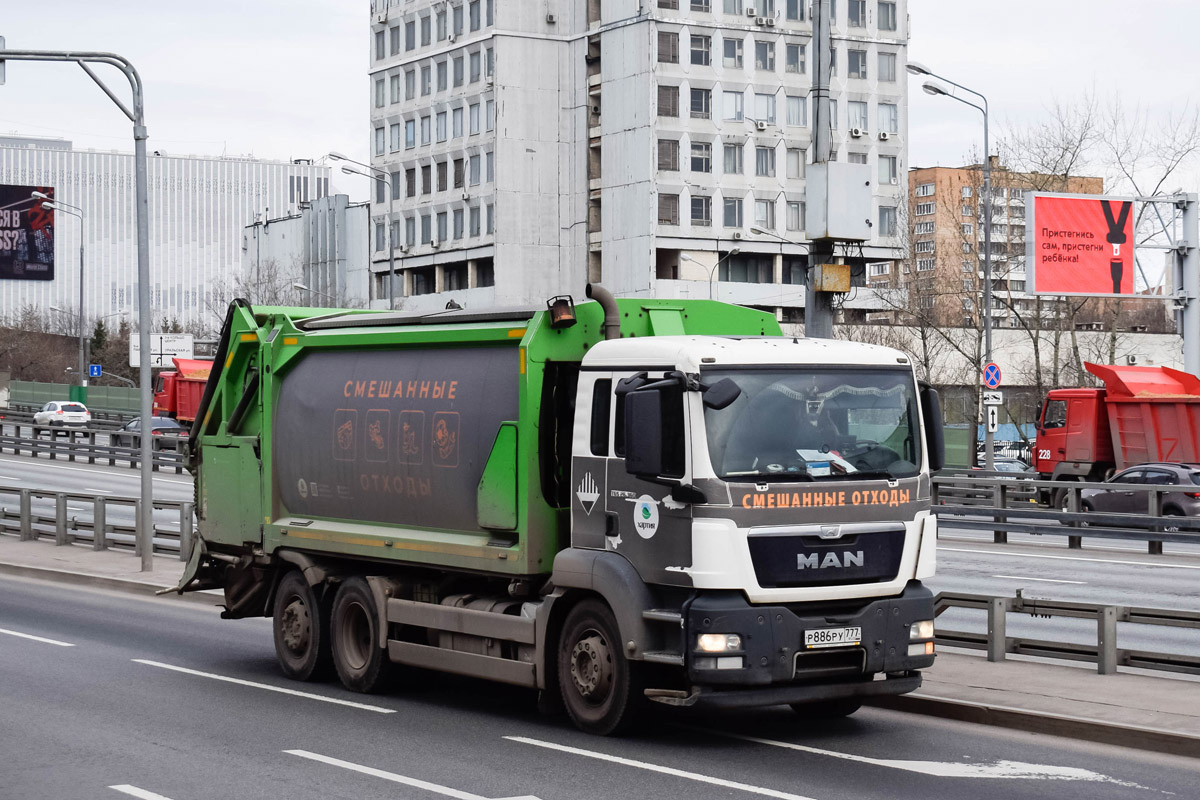 Москва, № Р 886 РУ 777 — MAN TGS 26.360
