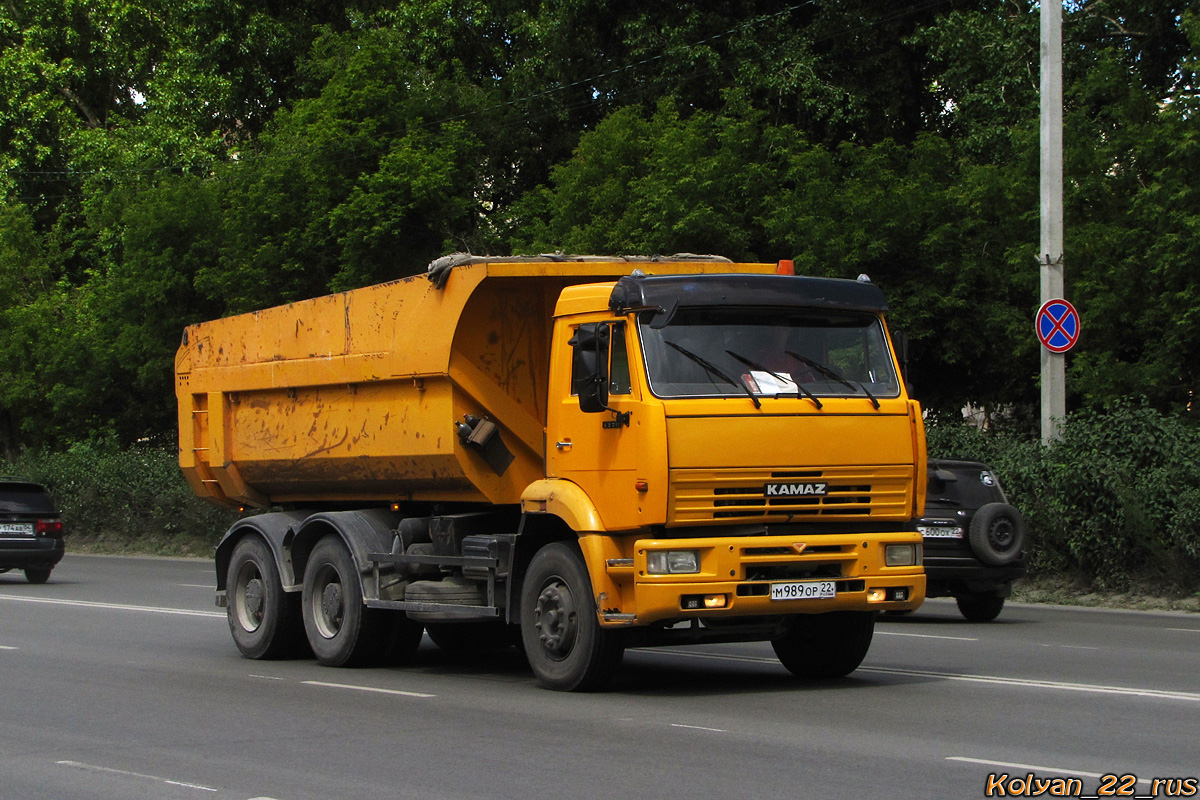 Алтайский край, № М 989 ОР 22 — КамАЗ-6520-B4(10)