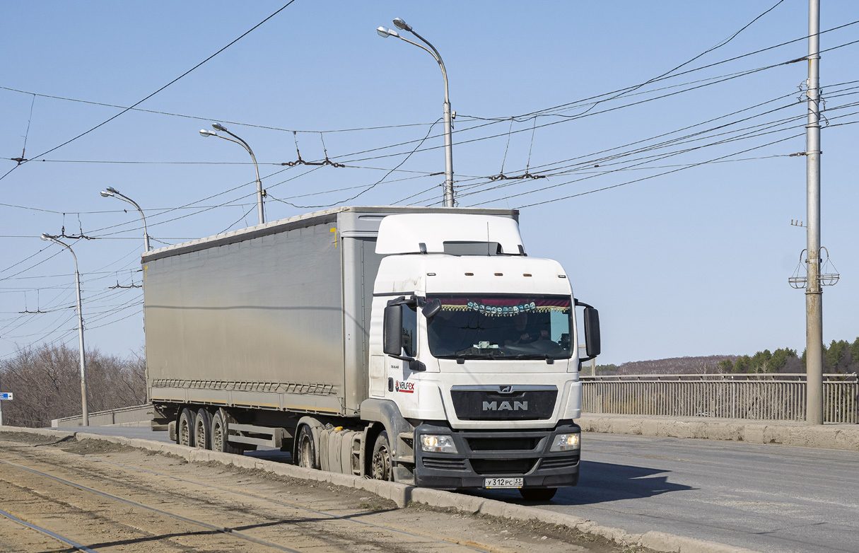 Владимирская область, № У 312 РС 33 — MAN TGS 18.400