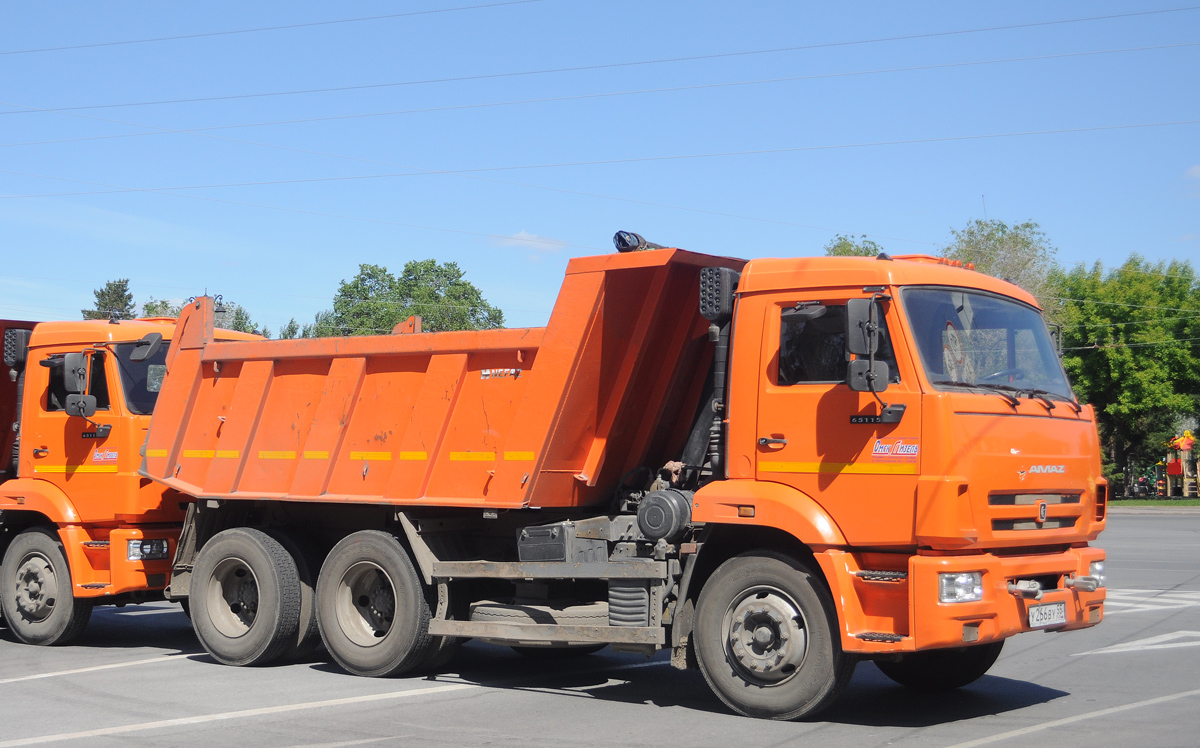 Омская область, № У 266 ВУ 55 — КамАЗ-65115-L4(19)