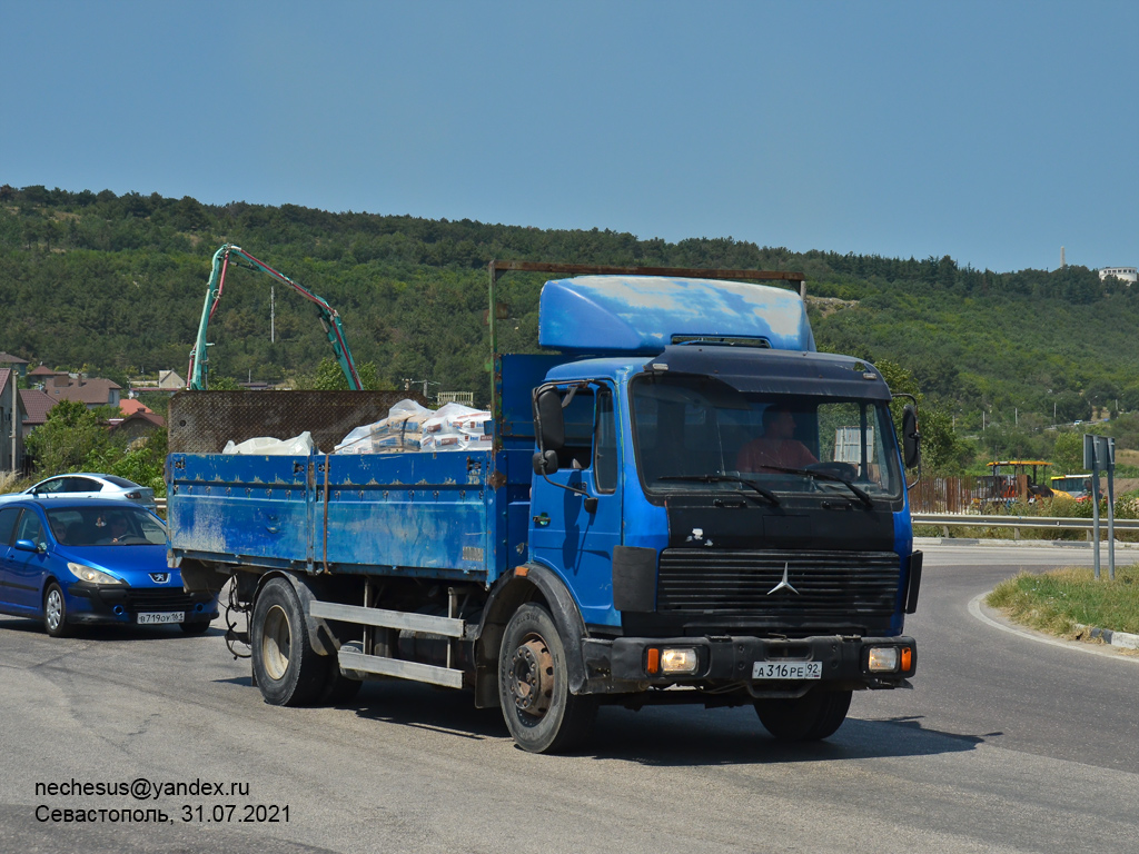 Севастополь, № А 316 РЕ 92 — Mercedes-Benz NG 1419