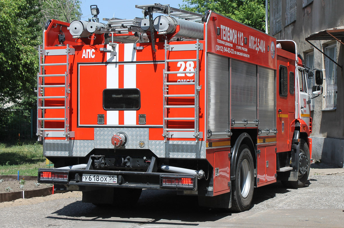 Омская область, № У 618 ОХ 55 — КамАЗ-43253-G5(69)