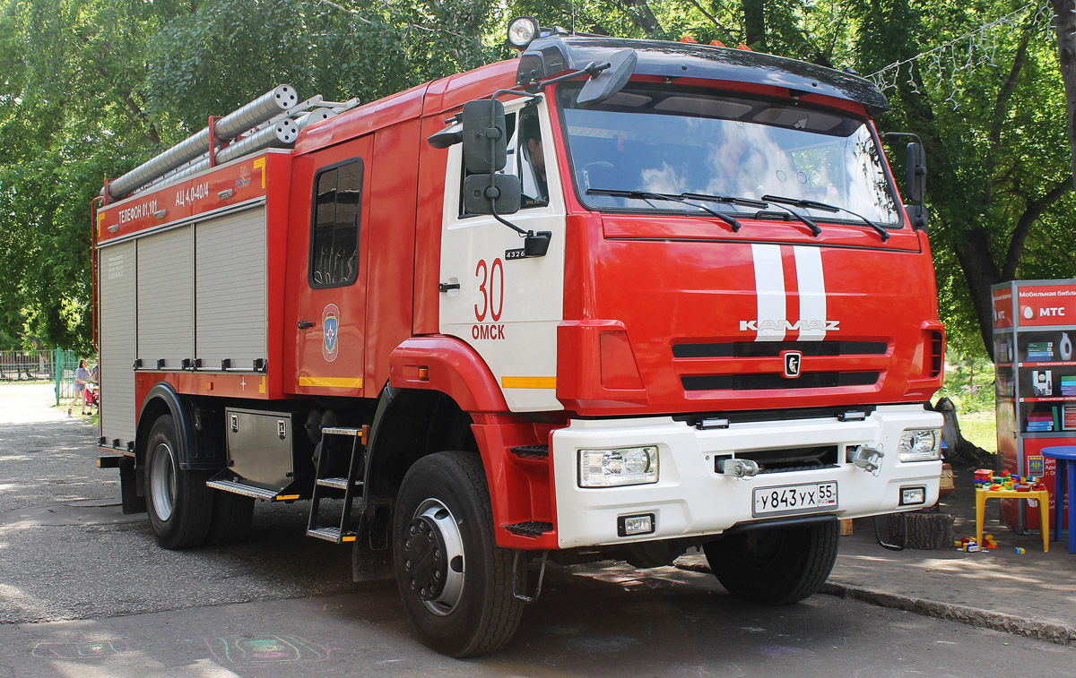 Омская область, № У 843 УХ 55 — КамАЗ-43265-D5(66)