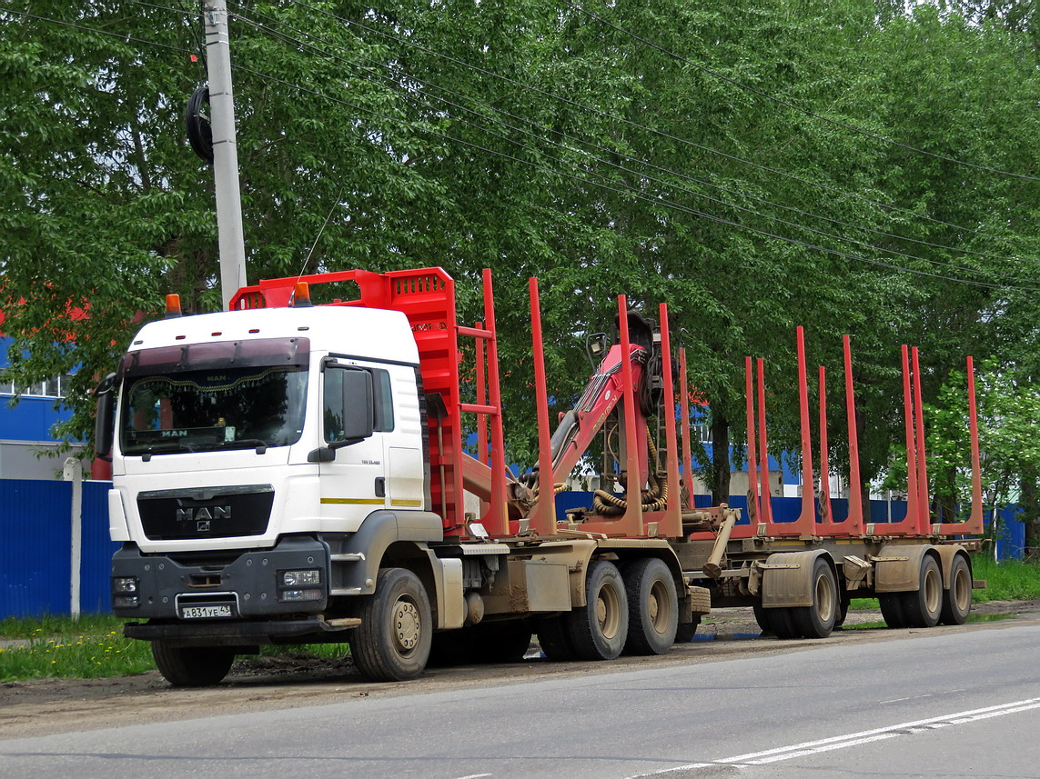 Кировская область, № А 831 УЕ 43 — MAN TGS 33.480