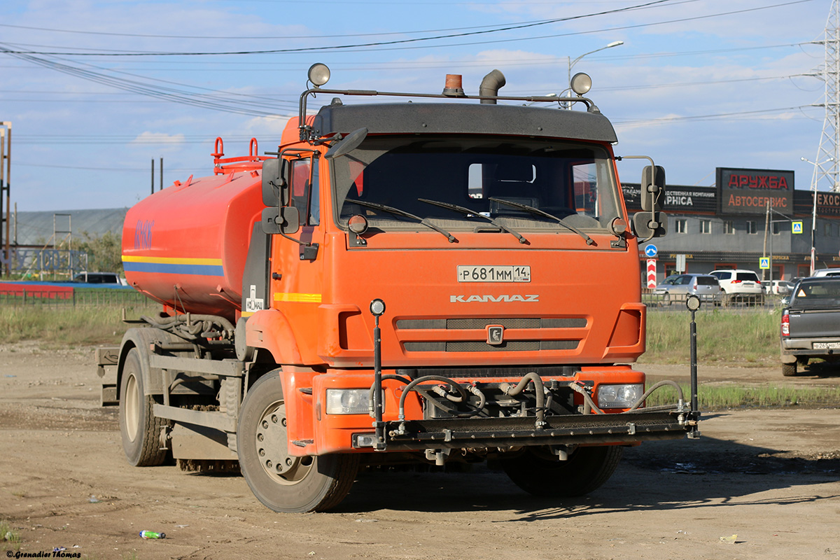 Саха (Якутия), № Р 681 ММ 14 — КамАЗ-43253-G5(69)