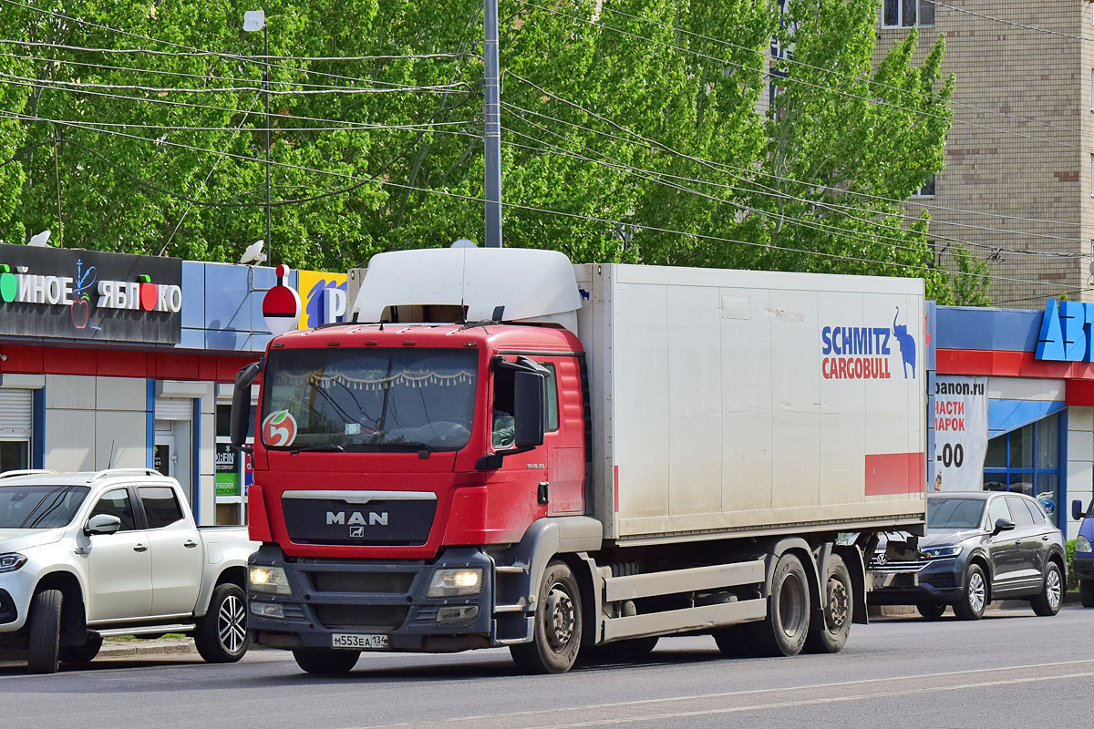 Волгоградская область, № М 553 ЕА 134 — MAN TGS 26.350