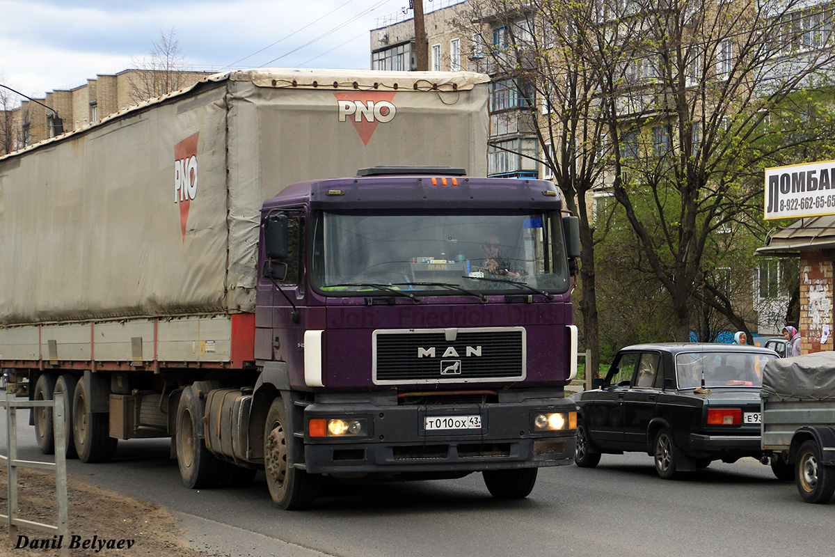 Кировская область, № Т 010 ОХ 43 — MAN F2000 (общая модель)