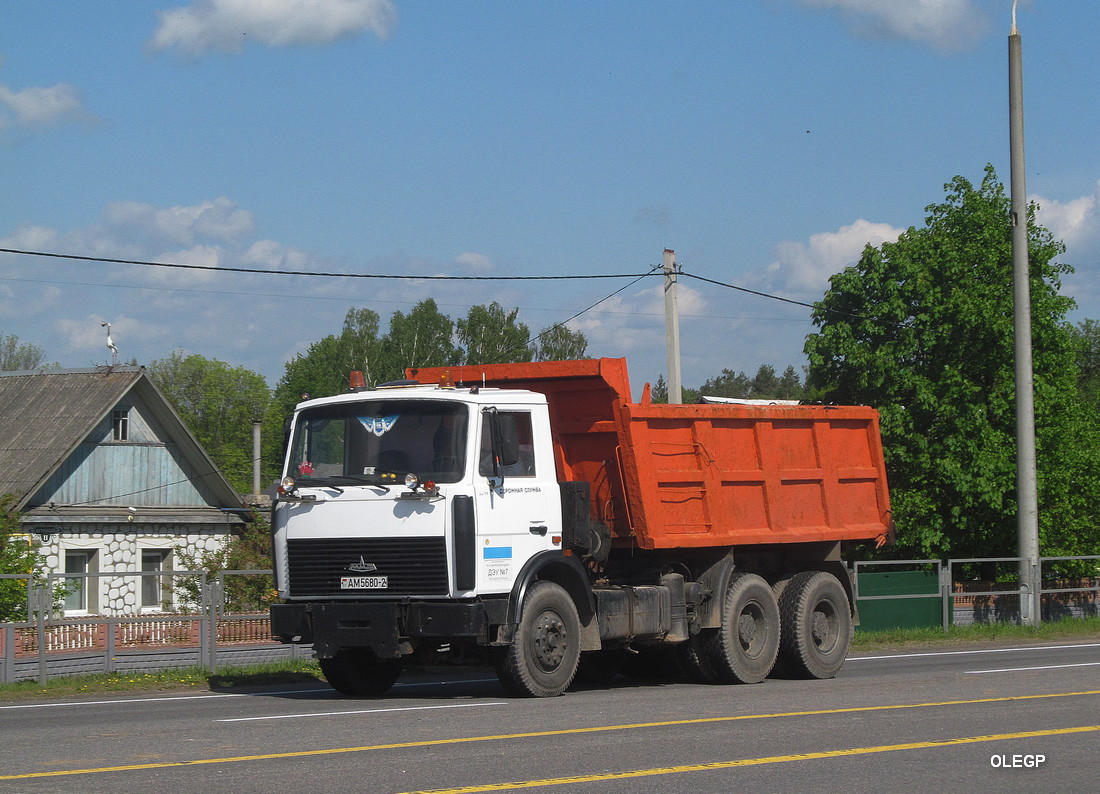 Витебская область, № АМ 5680-2 — МАЗ-5516 (общая модель)