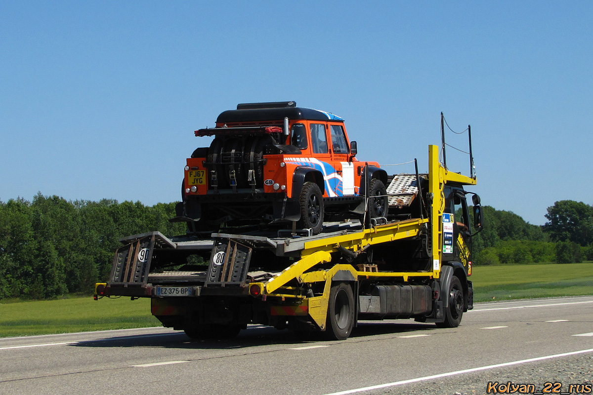 Франция, № EZ-375-BP — Renault Premium ('1996); Ралли Шёлковый Путь (Алтайский край)