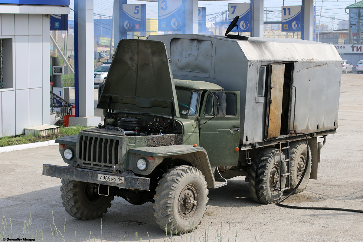 Саха (Якутия), № У 969 ЕХ 14 — Урал-43203