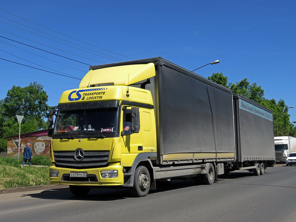Вологодская область, № К 678 РМ 35 — Mercedes-Benz Atego 1224