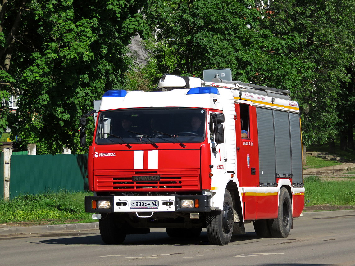 Кировская область, № А 888 ОР 43 — КамАЗ-43253-A3(96)
