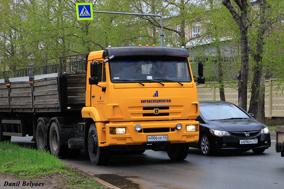 Кировская область, № Н 006 ОЕ 43 — КамАЗ-65116-N3(78)