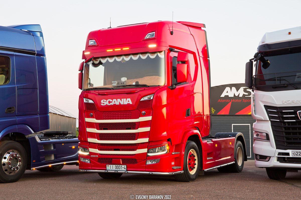 Гродненская область, № ІІ 0001-4 — Scania ('2016) S450; Московская область — Фестиваль Truckfest 2022