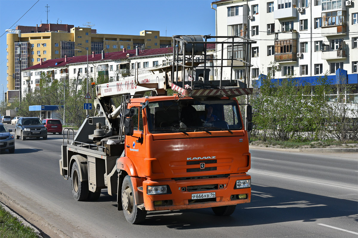 Саха (Якутия), № Р 666 КВ 14 — КамАЗ-43253-H3(99)