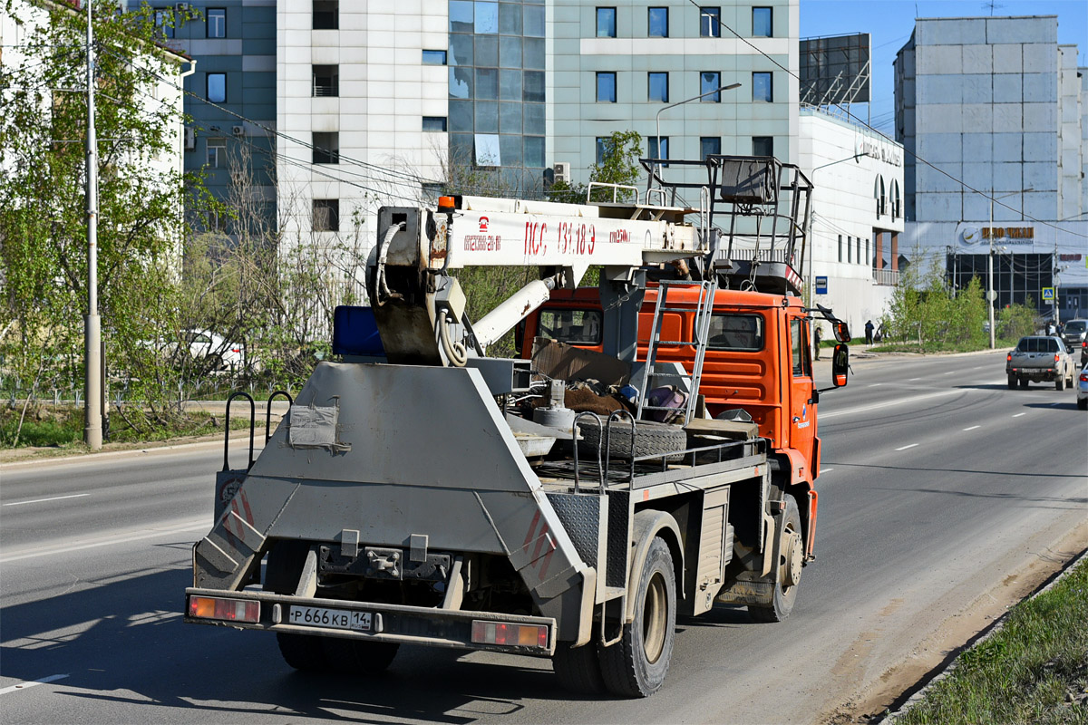 Саха (Якутия), № Р 666 КВ 14 — КамАЗ-43253-H3(99)