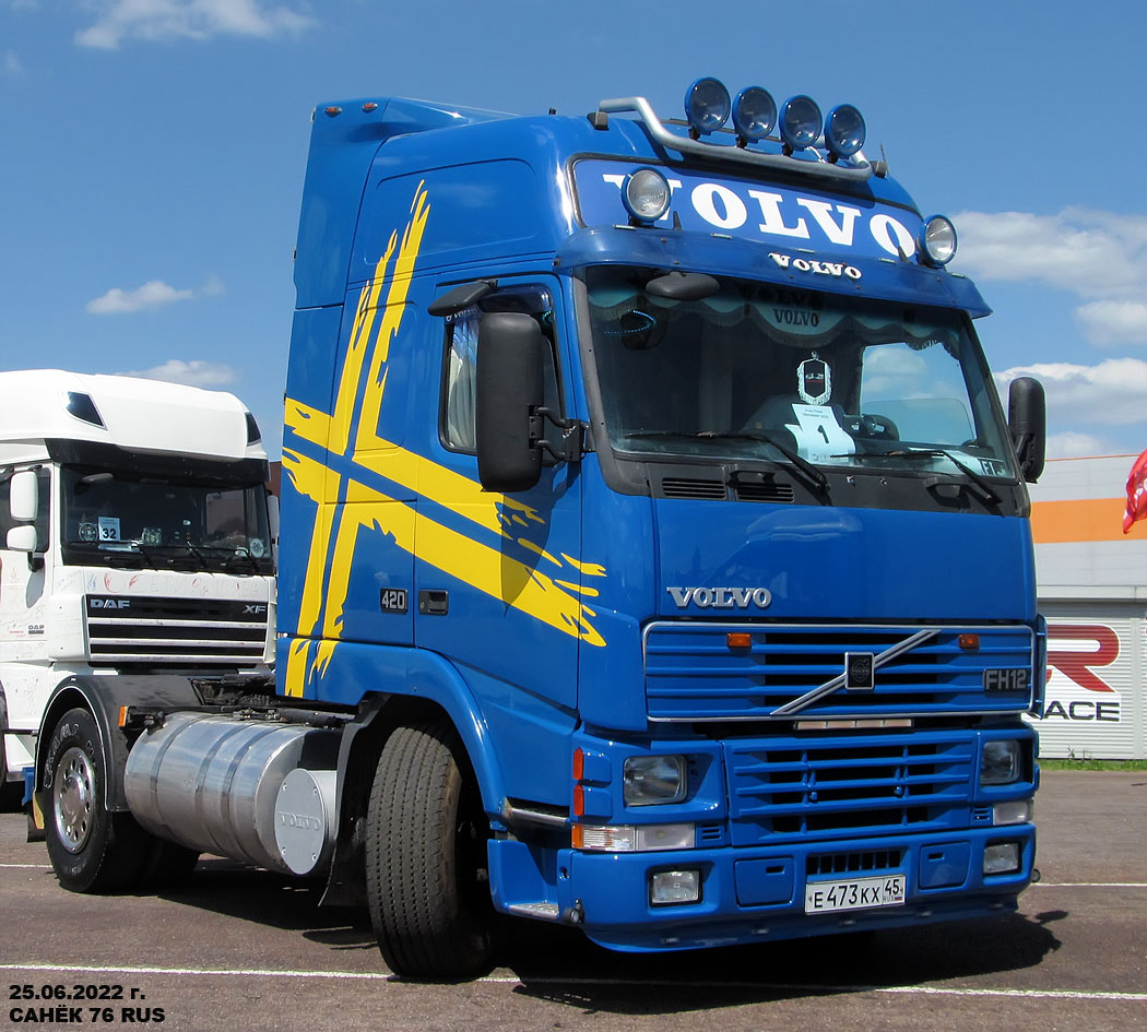 Курганская область, № Е 473 КХ 45 — Volvo ('1993) FH12.420; Московская область — Фестиваль Truckfest 2022