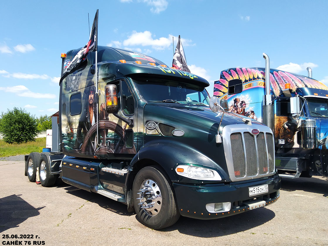 Карелия, № М 515 ОН 10 — Peterbilt 387; Московская область — Фестиваль Truckfest 2022; Ekaterinburg Truck Service (ETS) (Московская область)