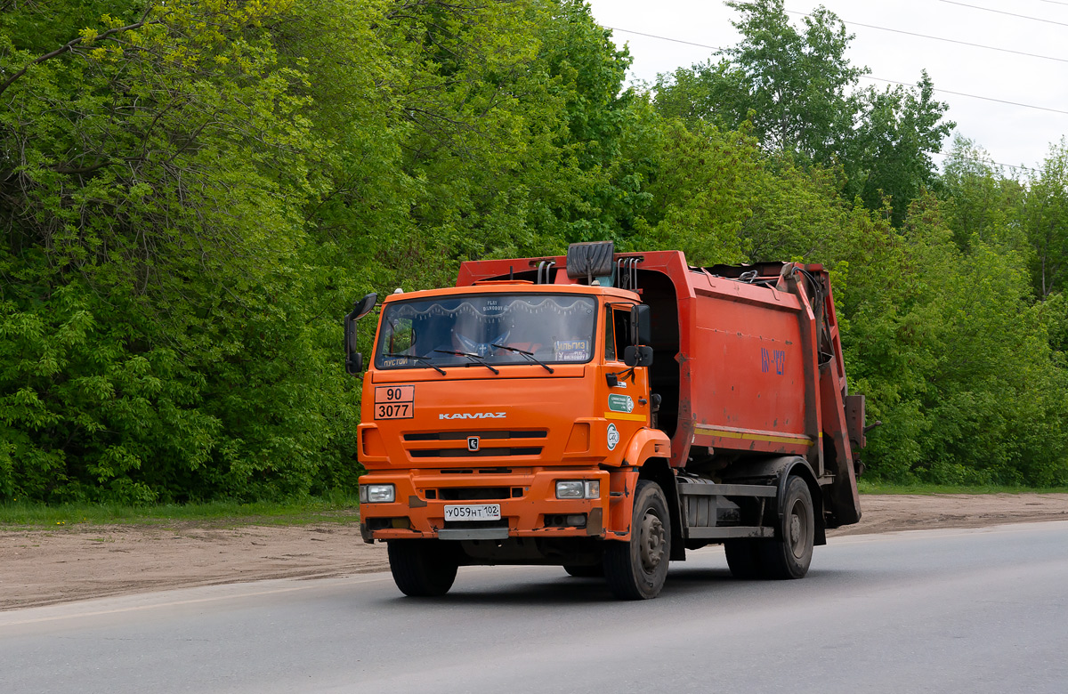 Башкортостан, № У 059 НТ 102 — КамАЗ-53605-L4(19)