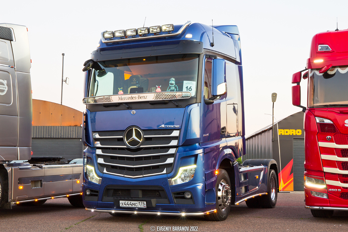 Санкт-Петербург, № Х 444 МС 178 — Mercedes-Benz Actros '18 1845 [Z9M]; Московская область — Фестиваль Truckfest 2022