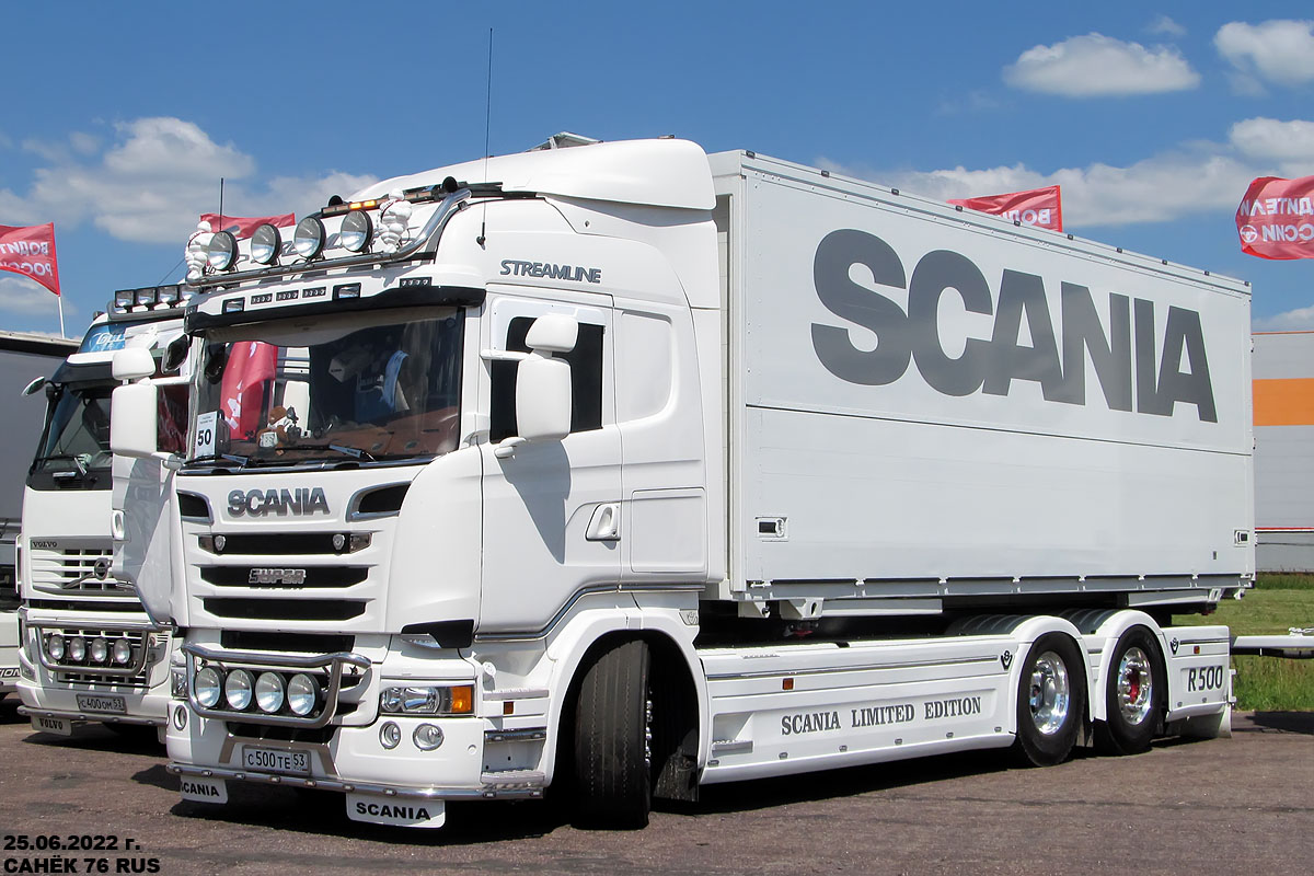 Новгородская область, № С 500 ТЕ 53 — Scania ('2013) R500; Московская область — Фестиваль Truckfest 2022