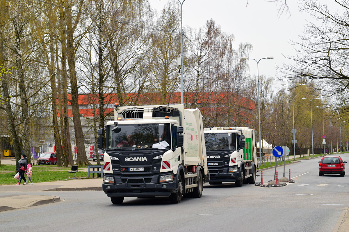 Латвия, № MZ-8433 — Scania ('2016) P280