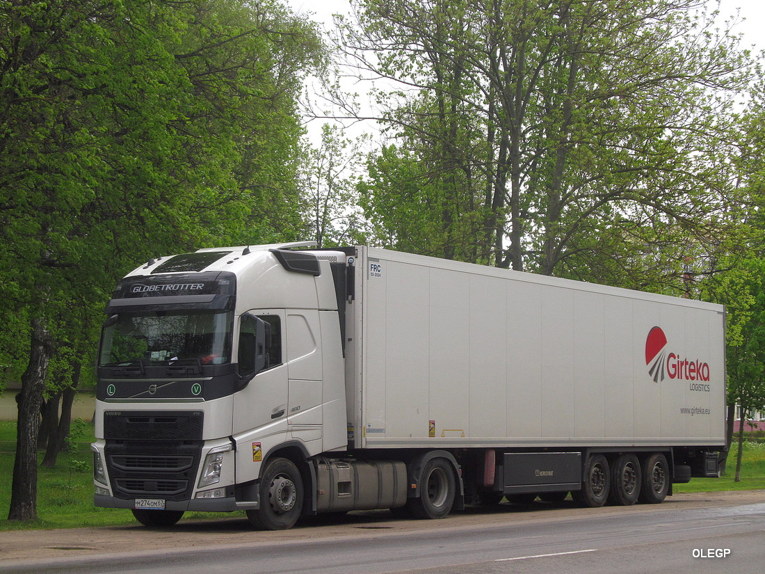 Смоленская область, № М 274 ОМ 67 — Volvo ('2012) FH.460