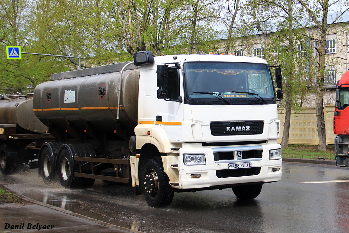 Кировская область, № У 488 РХ 123 — КамАЗ-65207-S5(87)