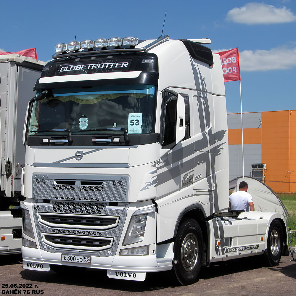 Новгородская область, № К 300 ЕО 53 — Volvo ('2012) FH.500 [X9P]; Московская область — Фестиваль Truckfest 2022