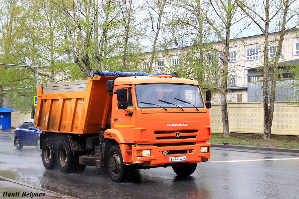 Кировская область, № В 774 ТА 43 — КамАЗ-65115-L4(19)