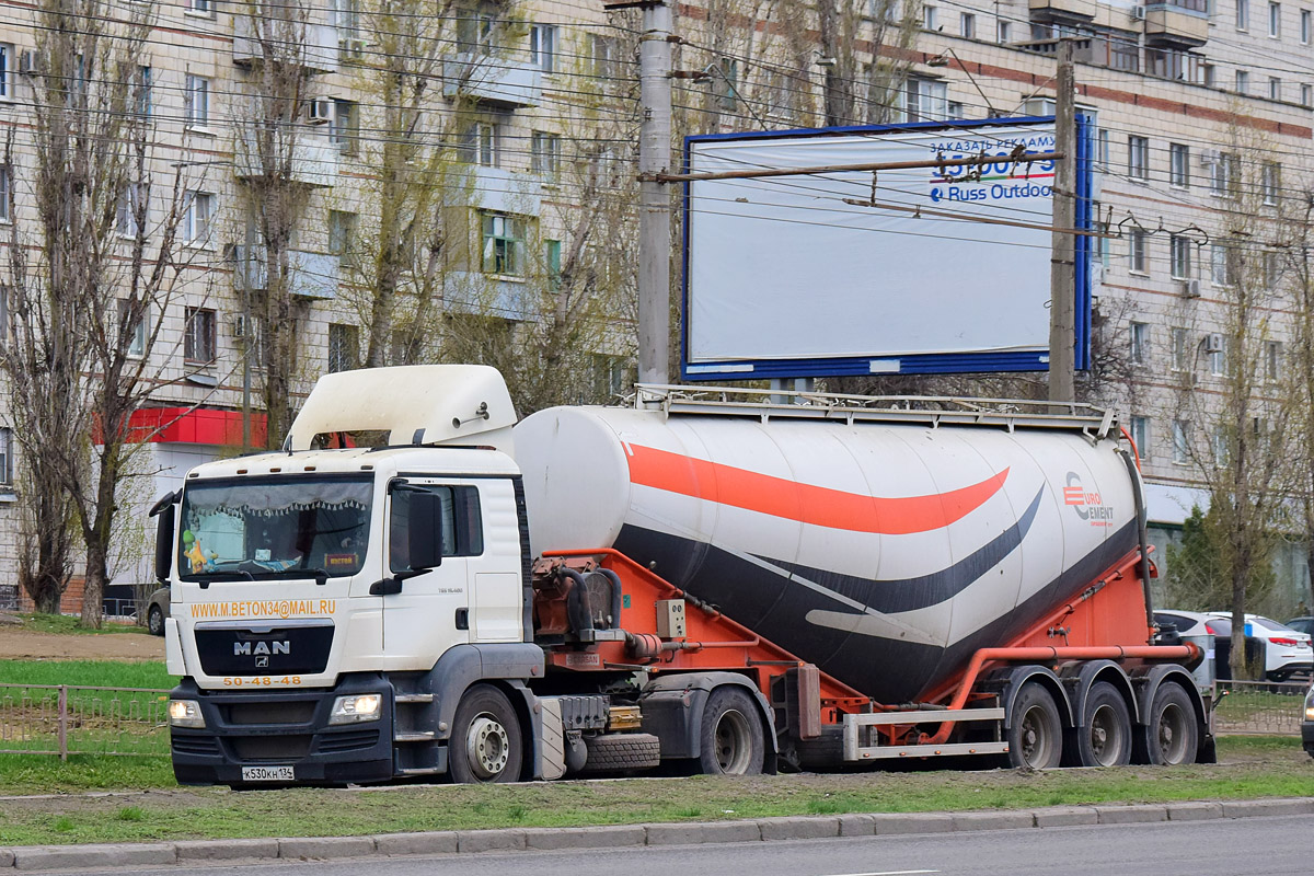 Волгоградская область, № К 530 КН 134 — MAN TGS 19.400