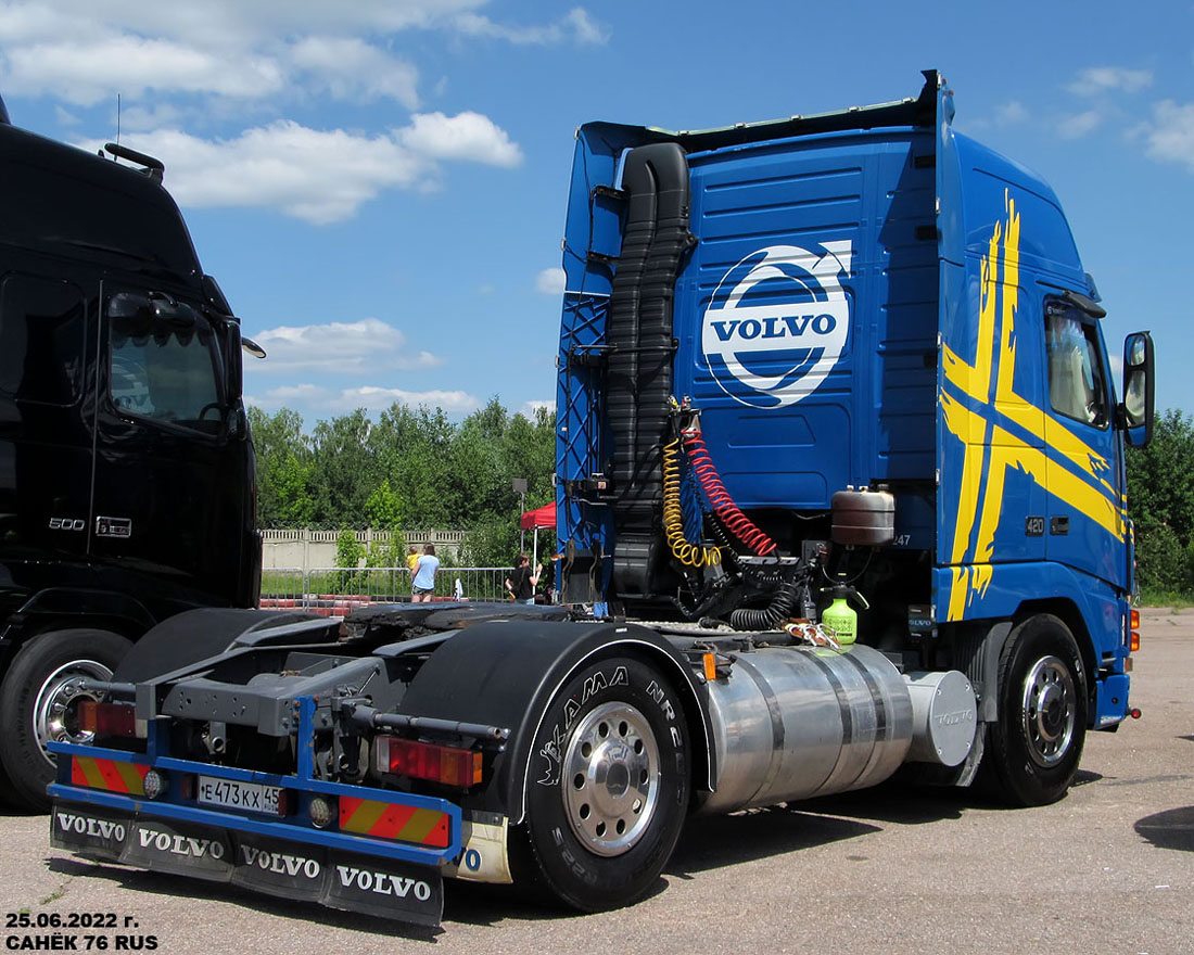 Курганская область, № Е 473 КХ 45 — Volvo ('1993) FH12.420; Московская область — Фестиваль Truckfest 2022