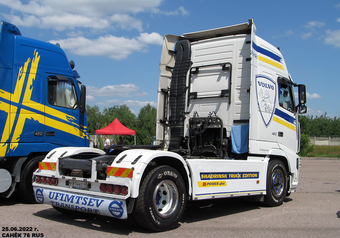Курганская область, № У 814 КС 45 — Volvo ('2002) FH12.460; Московская область — Фестиваль Truckfest 2022