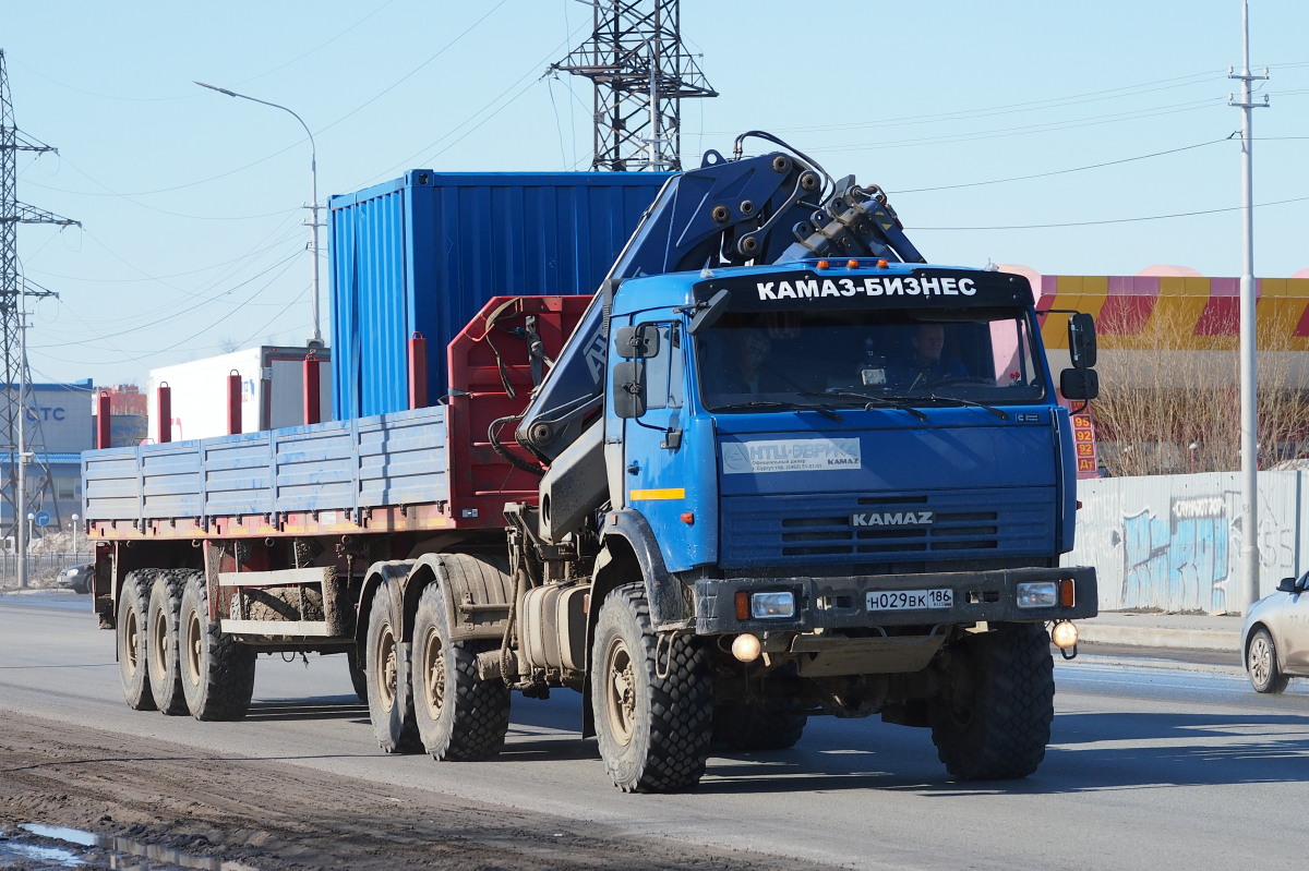 Ханты-Мансийский автоном.округ, № Н 029 ВК 186 — КамАЗ-43118-RF(08) [43118F-R]