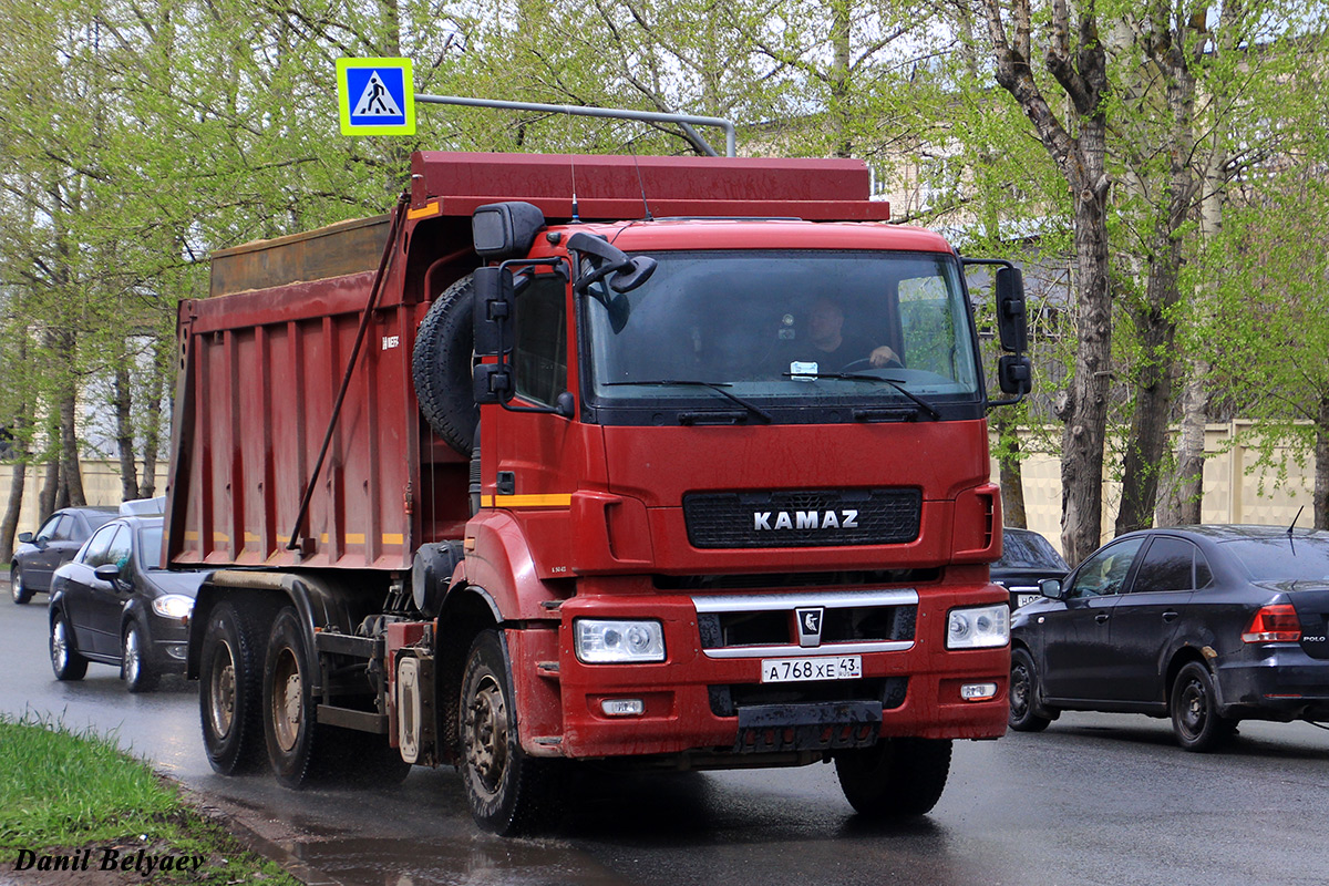 Кировская область, № А 768 ХЕ 43 — КамАЗ-6520-B5(49) "Люкс"