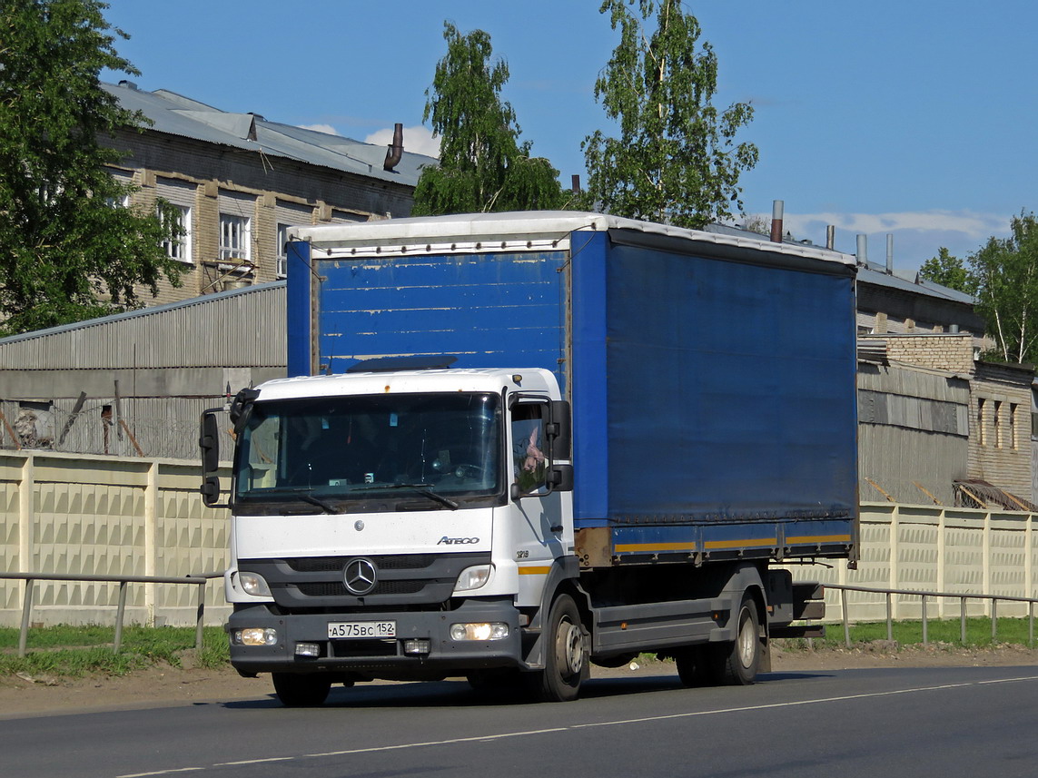Нижегородская область, № А 575 ВС 152 — Mercedes-Benz Atego 1218 [Z9M]