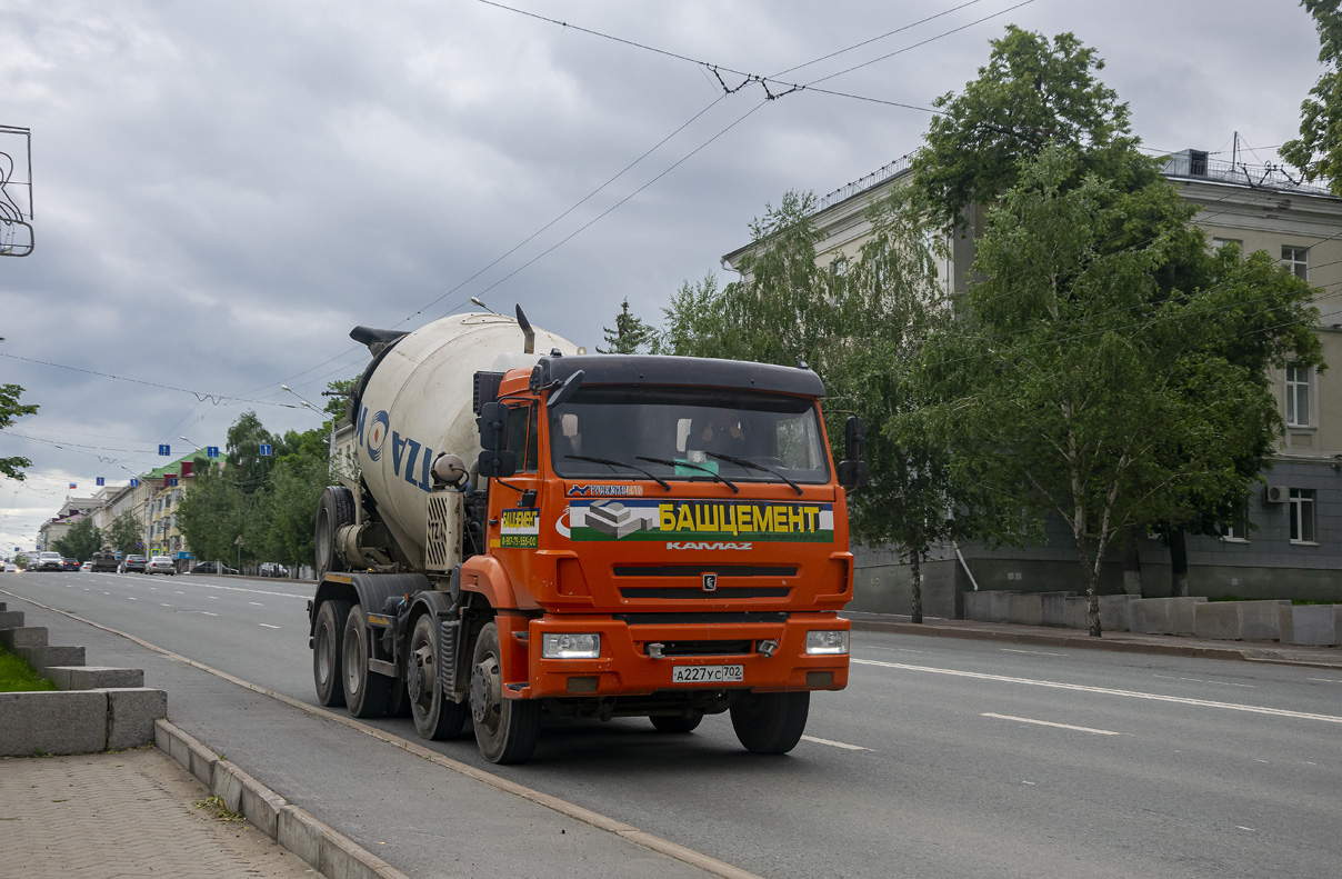 Башкортостан, № А 227 УС 702 — КамАЗ-6540-A5(48)
