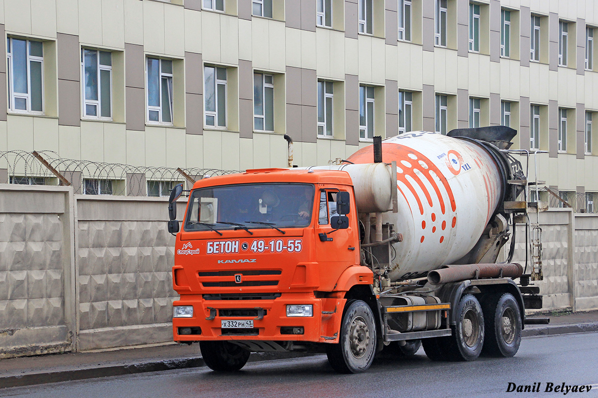Кировская область, № Х 332 РН 43 — КамАЗ-6520-A5(48)