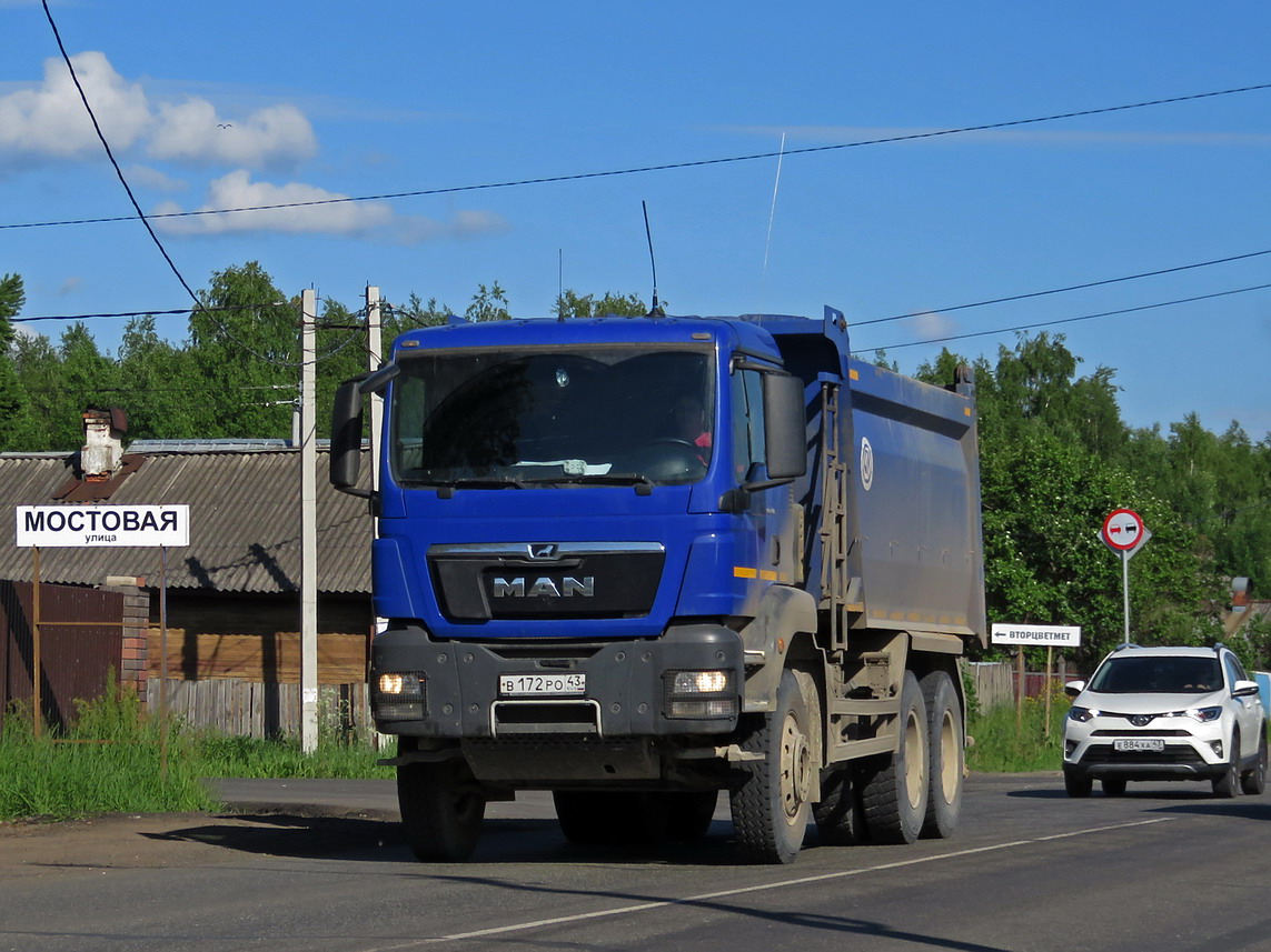 Кировская область, № В 172 РО 43 — MAN TGS 40.400