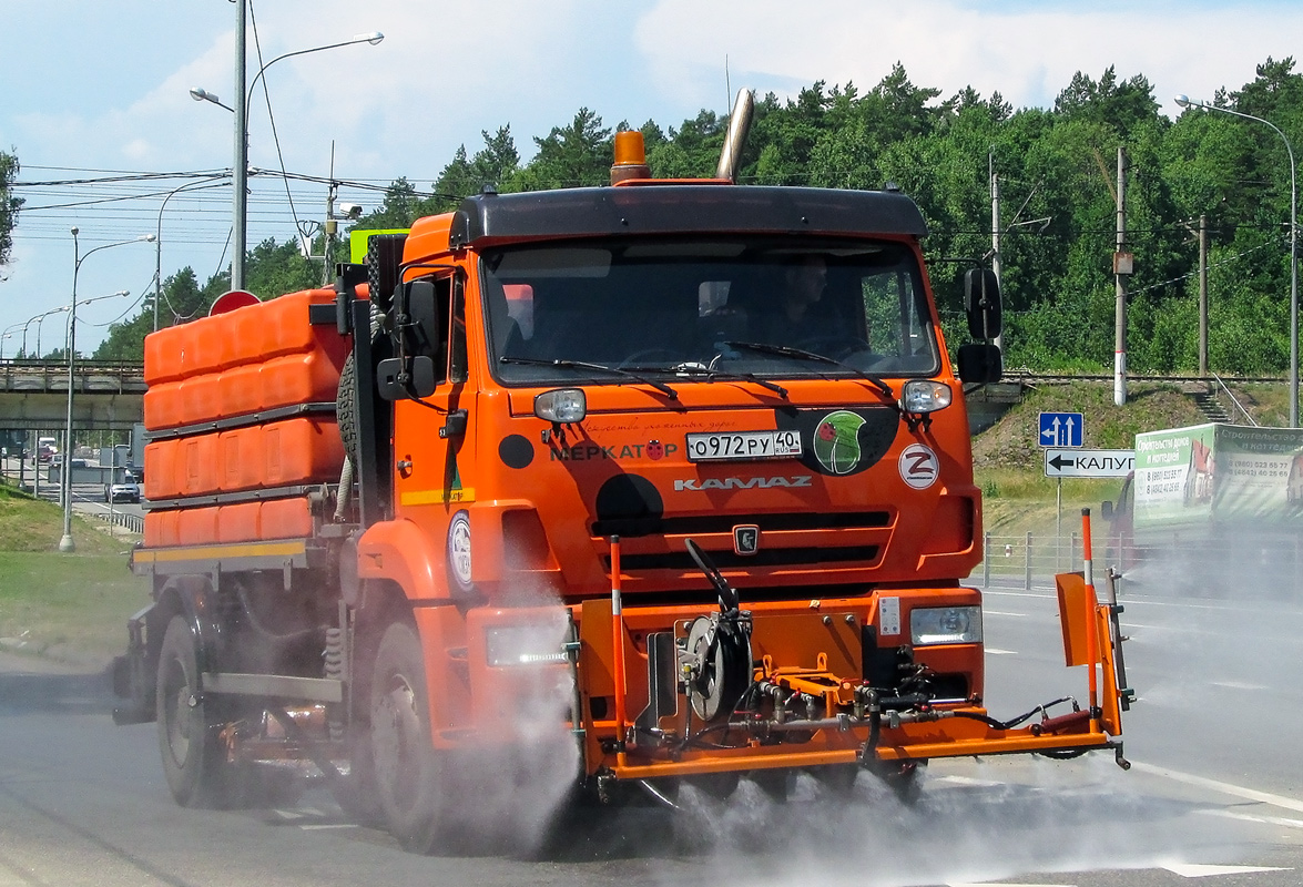 Калужская область, № О 972 РУ 40 — КамАЗ-53605-A5(48)