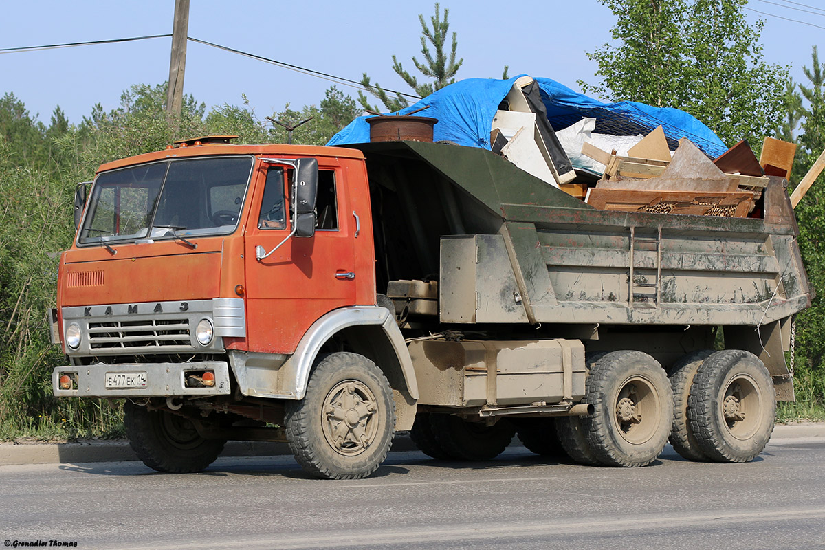 Саха (Якутия), № Е 477 ЕК 14 — КамАЗ-5320